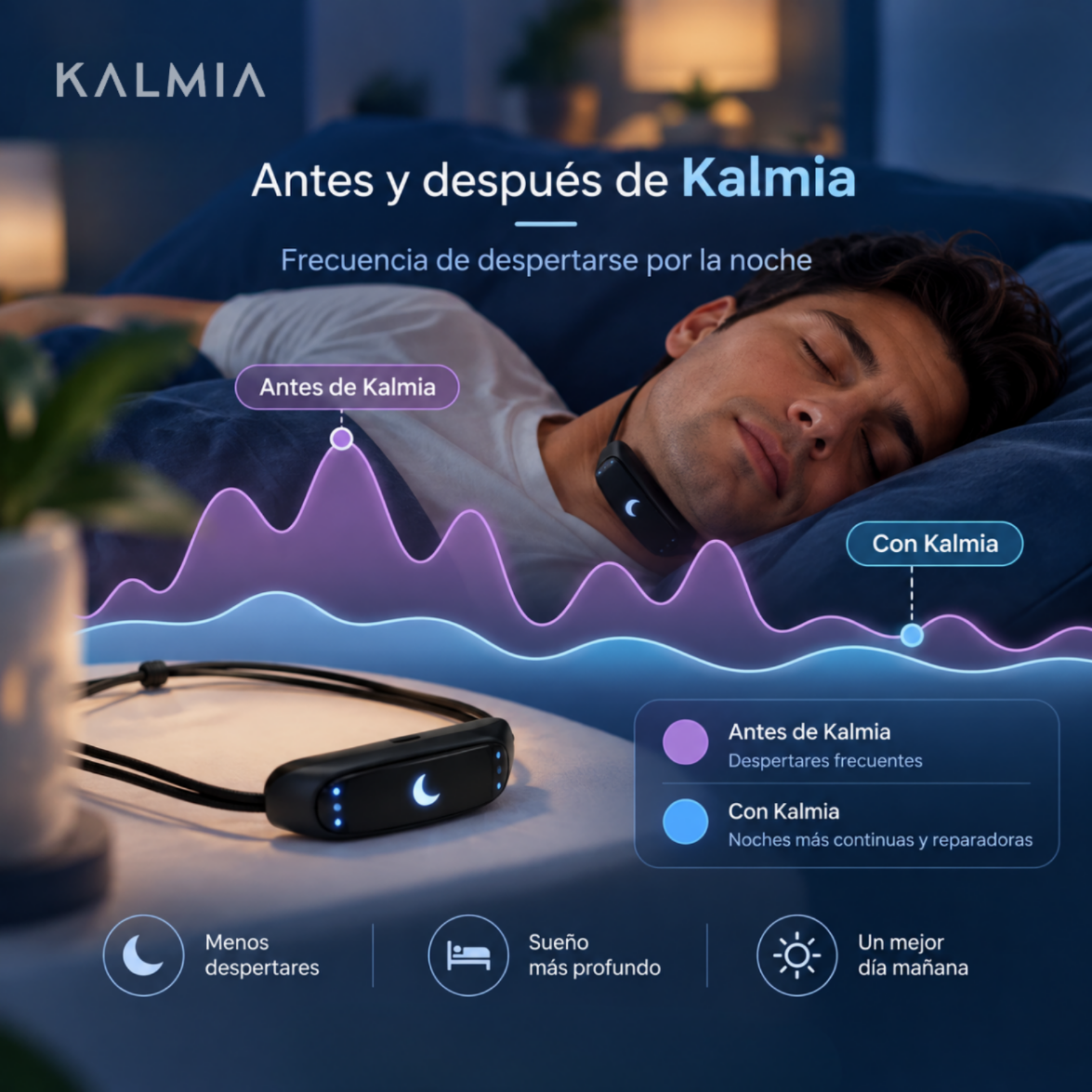 KALMIA — Dispositivo Inteligente Anti-Ronquidos